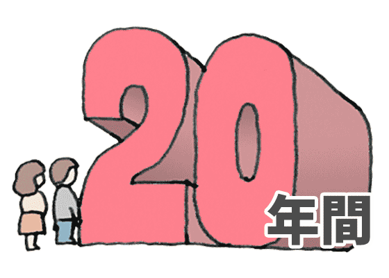 20年間